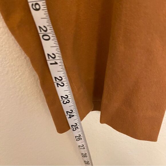 J Crew tan camel stretch dress Pants trousers office slacks BF401 cotton blend 2 - Picture 4 of 11